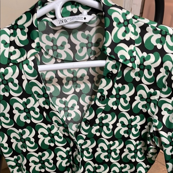 Multicolor Zara button down - Picture 4 of 4